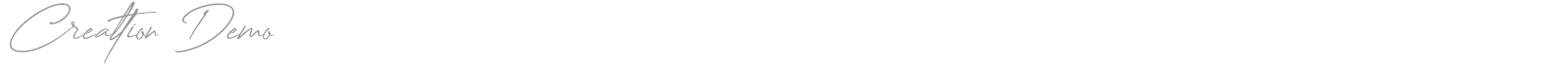 Creattion font preview